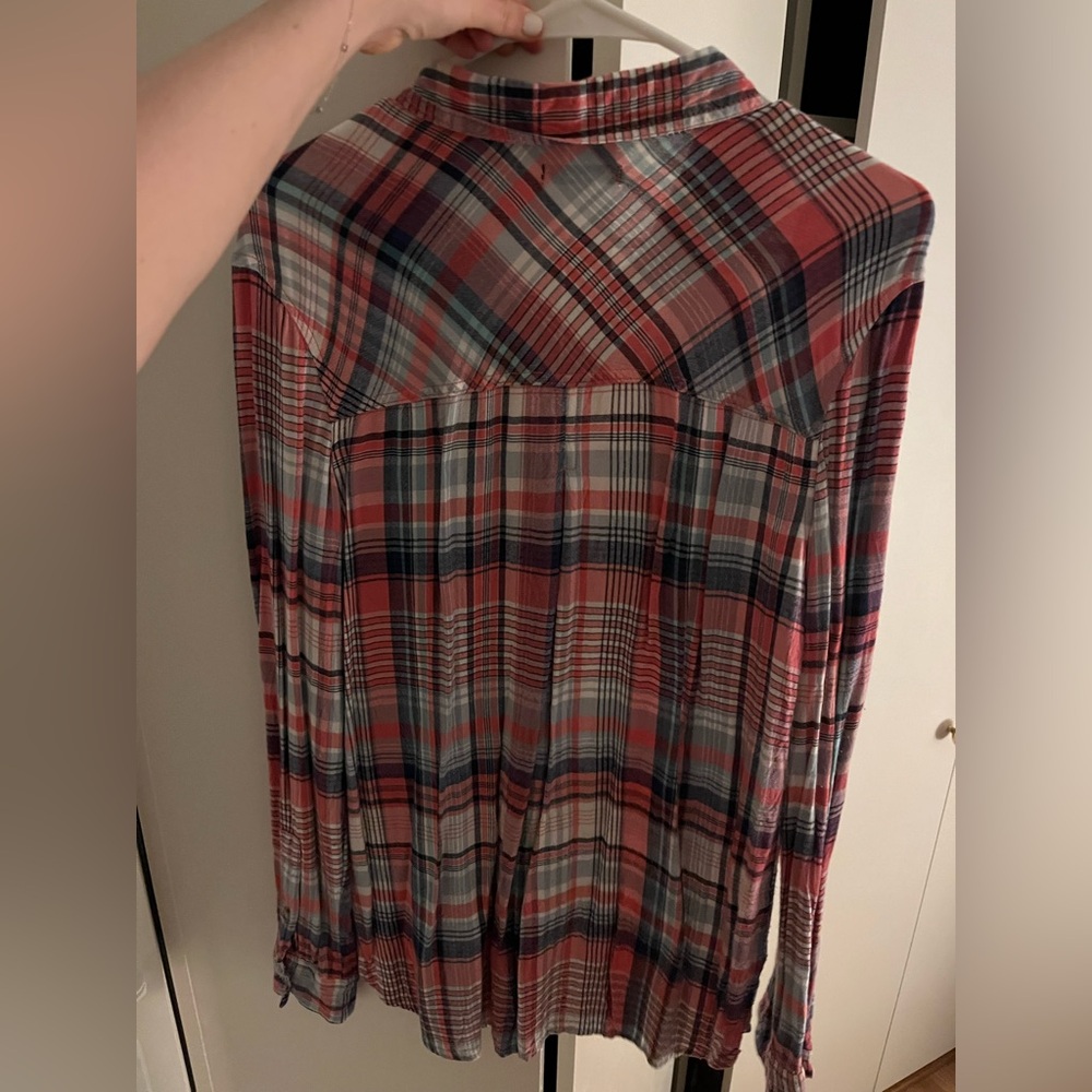 Flannel Button-Up Shirt - Picture 4 of 4